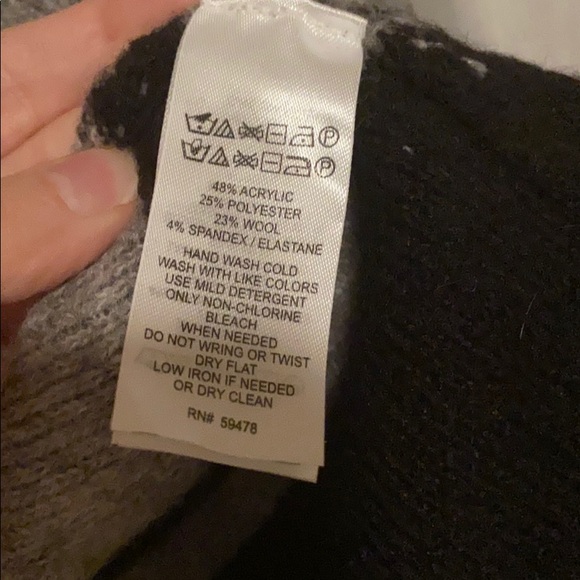 Max studio wool semi open cardigan NWOT - Picture 4 of 4